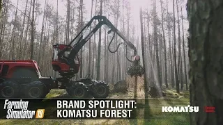Лесные машины Komatsu Forest в игре Farming Simulator 19!
