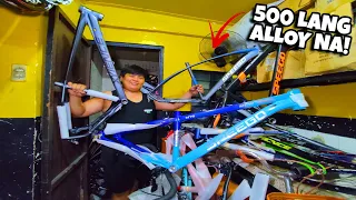 MAGIC BODEGA NA PUNONG PUNO NG MURANG PYESA! 500 PESOS LANG MAY BIKE FRAME KANA! BAGO NA ALLOY PA!