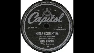 Capitol 189 - Negra Consentida (My Pet Brunette) - Andy Russell