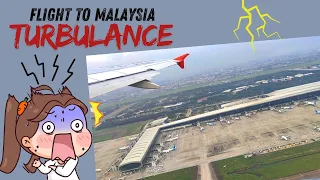 vlog naik pesawat turbulance ke MALAYSIA ( flight jakarta - malaysia )