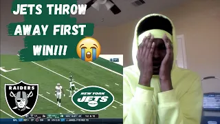 Raiders vs. Jets Week 13 Highlights Reaction!!! | NFL 2020 | JETS ONE PLAY AWAY FROM A WIN!!!