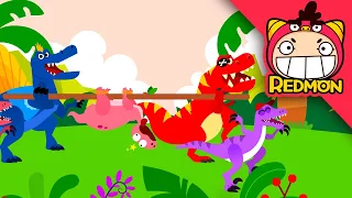 Meat Eating Dinosaur song 2 | Dinosaur songs | Nursery Rhymes | REDMON