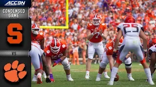 Syracuse vs. Clemson Condensed Game | 2018 ACC Football