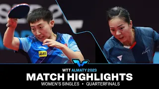 Fan Siqi vs Jia Nan Yuan | WS QF | WTT Contender Almaty 2023