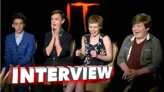 IT: Jack Dylan Grazer, Jaeden Lieberher, Sophia Lillis, and Jeremy Ray Taylor Exclusive Interview