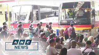 Over a thousand travelers headed north line up at Cubao bus terminal | ANC