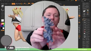 No Spare Time with SMAARTIST – Stephen Anderson – ZBrush 2022