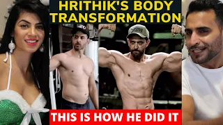 HRITHIK ROSHAN'S BODY TRANSFORMATION | Super 30 to WAR | The HRX Story | REACTION! & Discussion