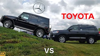 OFF-ROAD LEGENDS! -- 2020 Toyota Land Cruiser vs. Mercedes G-Wagon: Comparison