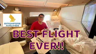ULTIMATE EXPERIENCE ON SQ893 SUITE CLASS | A380 | HKG-SIN