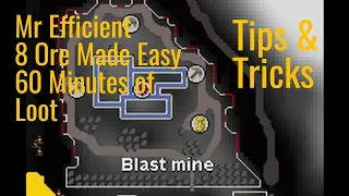 OSRS Blast Mining Most Efficient Method - Made Easy! 2020 8 Ore Strategy