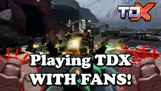 Playing TDX with Fans! || Roblox Tower Defense X