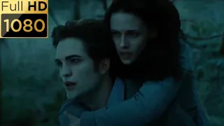 Эдвард показал себя и  свои возможности вампира. Фильм "Сумерки" (2008).