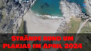 Kretas Strände rund um Plakias April 2024 / Kreta/Crete 2024