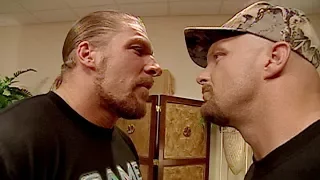 Triple H denies running over "Stone Cold" Steve Austin: Raw, Sept. 25, 2000