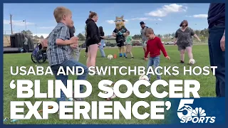 'Blind Soccer Experience' at Colorado School for the Deaf and the Blind