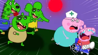 ZOMBIES ATTACK PEPPA PIG AND DADDY PIG ??? - Peppa Pig Funny Animation