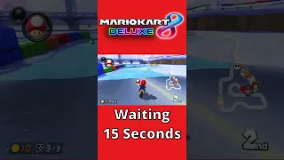 Mario Kart 8 Deluxe But I Wait 15 Seconds Before Starting #shorts #mario #mariokart #challenge