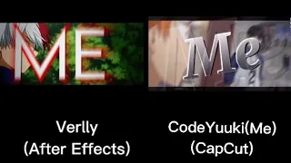 @Verlly Remake | CapCut Vs After Effects | Shape Of You Edit