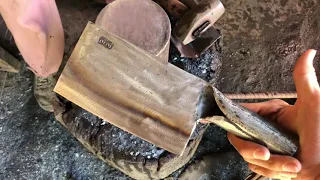 NEED MANY TOOLS TO MAKE THIS POWERFUL CLEAVER KNIFE,Creative Channel
