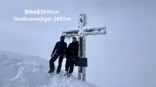 Skitour auf den Großvenediger im April 2024 über die Kürsinger Hütte.