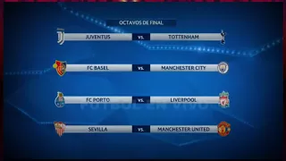 UEFA Champions league round Of 16 draw 2017/2018