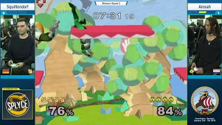 Valhalla II - Squiltendorf (Fox) Vs. Amsah (Sheik) - Winners Round 2 - Melee Singles