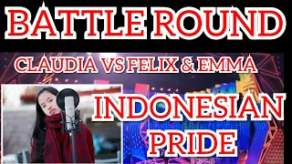 Claudia Vs Felix and Emma Battle Round 4 | Reaction - Reaksi The Voice of Germany