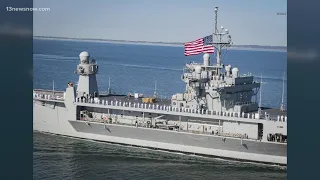 USS Mount Whitney heading to Meditteranean