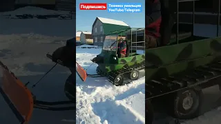 Самодельный плавающий гусеничный вездеход