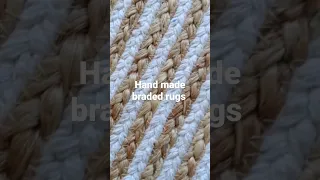 how to make a braided faybar rugs.# braded rugs # jute cotton rugs#