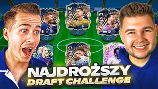 NAJDROŻSZY TOTS DRAFT CHALLENGE vs PLKD | EA FC 24