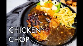EASY Chicken Chop with the BEST Black Pepper Sauce
