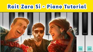 Rait Zara Si Easy Piano Tutorial | Atrangi Re | Akshay Kumar | Sara Ali Khan | Piano Finger Master