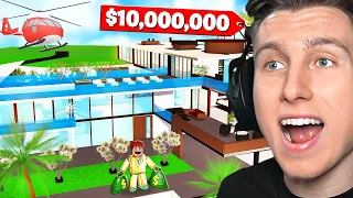 Ich BAUE eine XXL LUXUS VILLA in Roblox!