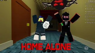 Two noobs play Roblox Home Alone!!