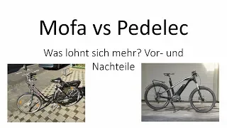 Mofa vs Pedelec / Roller oder E-Bike | Welches Fahrzeug lohnt sich mehr?