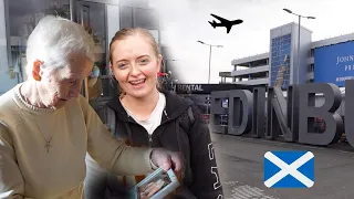 WE MADE IT TO SCOTLAND!! Our Kids First Time In United Kingdom ✈️ *Abbey's Family*