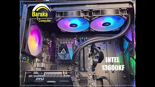 NEW PC INTEL I5-13600KF/GTX 1650/شوف الكواليس و اداء التبريد #gaming