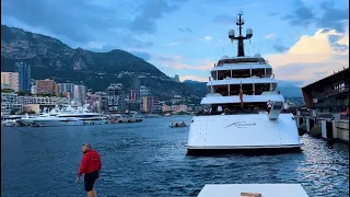 FAITH 97m / 316'11•$200 Million Feadship Masterpiece•Full Docking Maneuver Monaco @emmansvlogfr