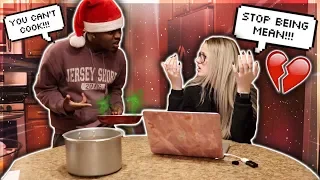 YOU CAN'T COOK PRANK ON GIRLFRIEND!! *SHOCKING*