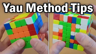 Rubik's Cube: 6 Tips to Be Faster with the Yau Method! [Big Cubes]