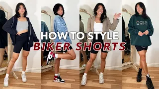 HOW TO STYLE: Biker Shorts! 5 Casual 2021 Summer Outfit Ideas | Christine Le