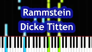 Rammstein - Dicke Titten Piano Tutorial