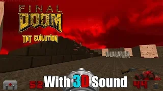 Final Doom - Evilution w/ 3D spatial sound in GZDoom 🎧 (OpenAL Soft HRTF audio)