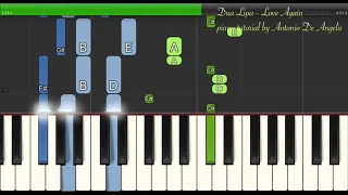 Dua Lipa - Love Again - piano tutorial by Antonio De Angelis