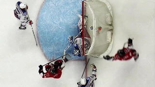 Karlsson beats Lundqvist from impossible angle