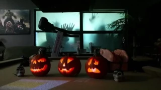 Halloween 2016 using 11 projectors for AtmosFEARfx video projections!