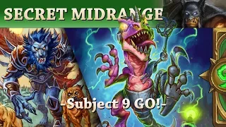 Secret Midrange Hunter - Subject 9 GO! - (Hearthstone)