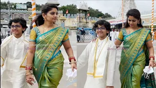 Telugu Actress Spotted in Tirumala